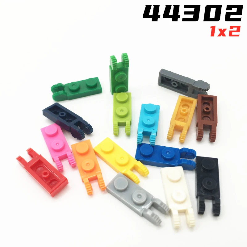 Rainbow Pig MOC Parts 44302 54657 Hinge Plate 1 x 2 Locking with 2 Fingers Compatible Bricks DIY Building Block Particle Toys