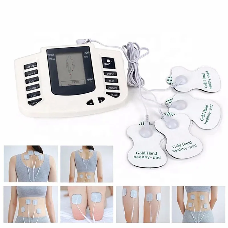 

Acupuncture Pulse Physiotherapy Instrument Digital Meridian Massager EMS Body Electrical Muscle Stimulator Foot Relax Massager