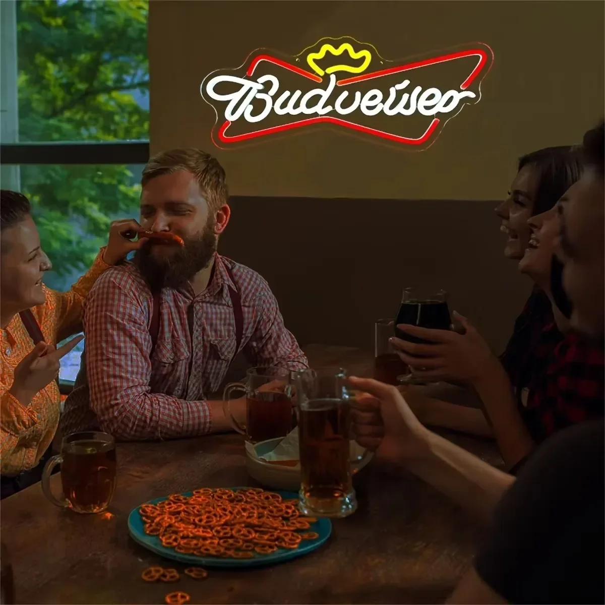 

Пивная неоновая вывеска для декора стен Корона Светодиодная неоновая вывеска для человека Пещера Спальня Бар Паб Бистро Магазин Вечеринка Подарки на день рождения Настенное искусство