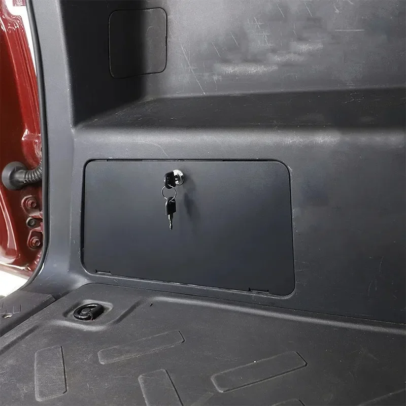 

Carbon Steel Car Trunk Left Side Security Safe Box Storage Privacy Panel Car Accessories For Toyota FJ Cruiser 2007-2021