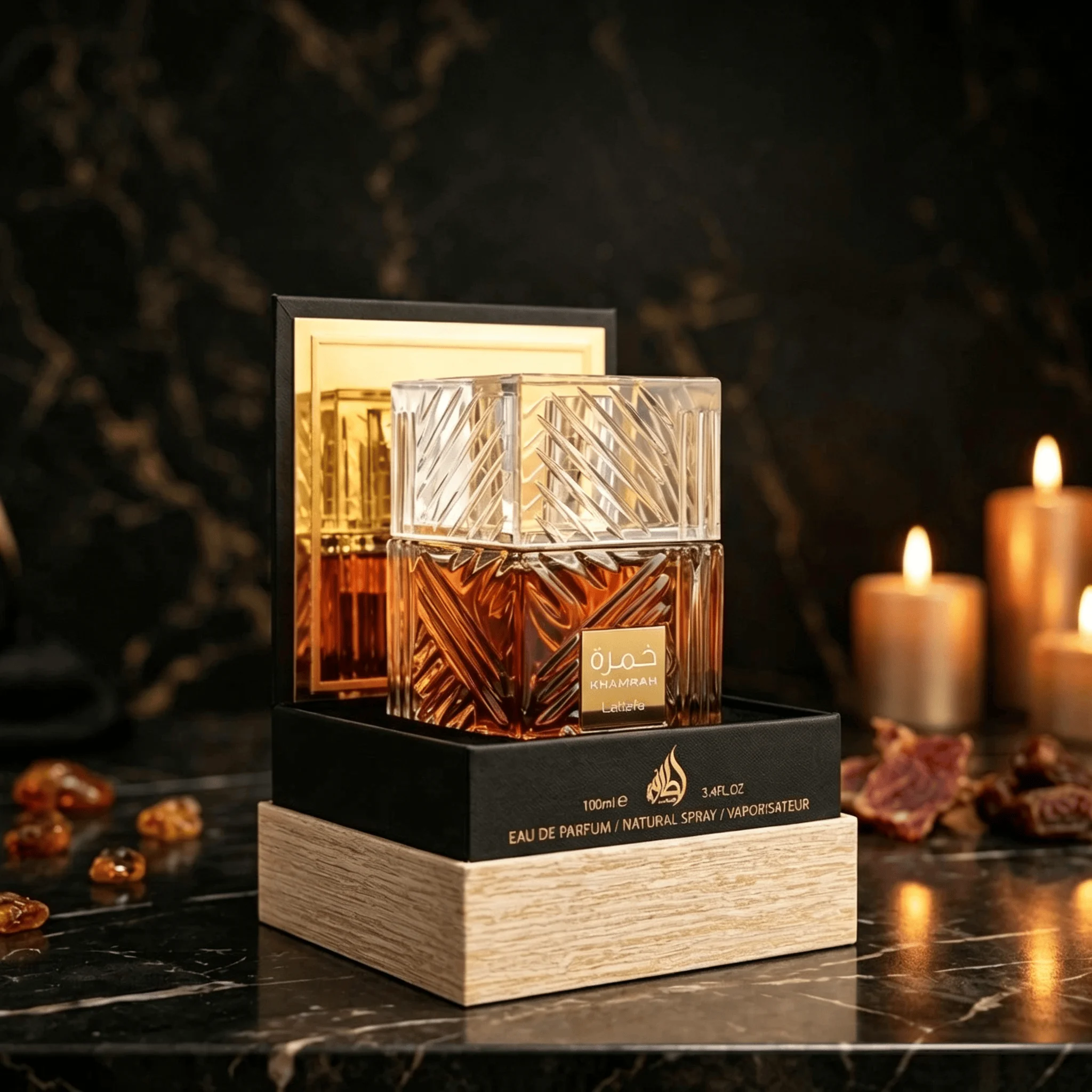 ラッタファ カムラ アンバーウッド オードパルファム 100 - Aromatherapy Diffuser のレビューと価格