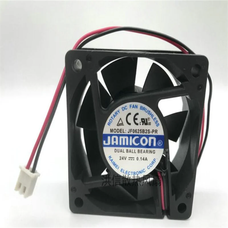 

Original JF0625B2S-PR 24V 0.14A 6CM 6025 two-wire inverter cooling fan