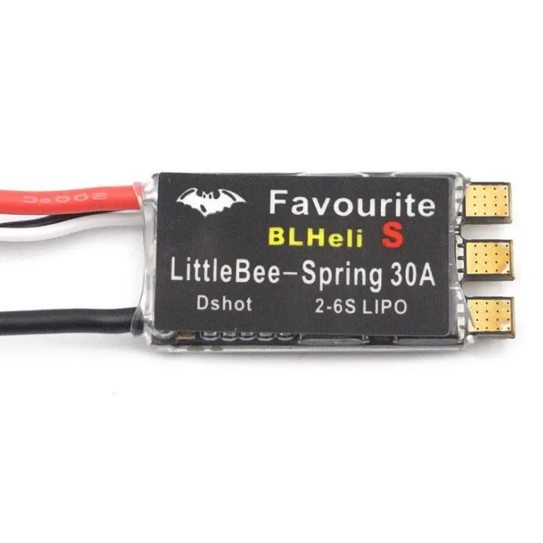 4 stuks LITTLEBEE BLHeli-s FVT Kleine bij LENTE 20A / 30A Borstelloze ESC 2-6S Ondersteunt DSHOT Oneshot42 OneShot125 Multicopter FPV