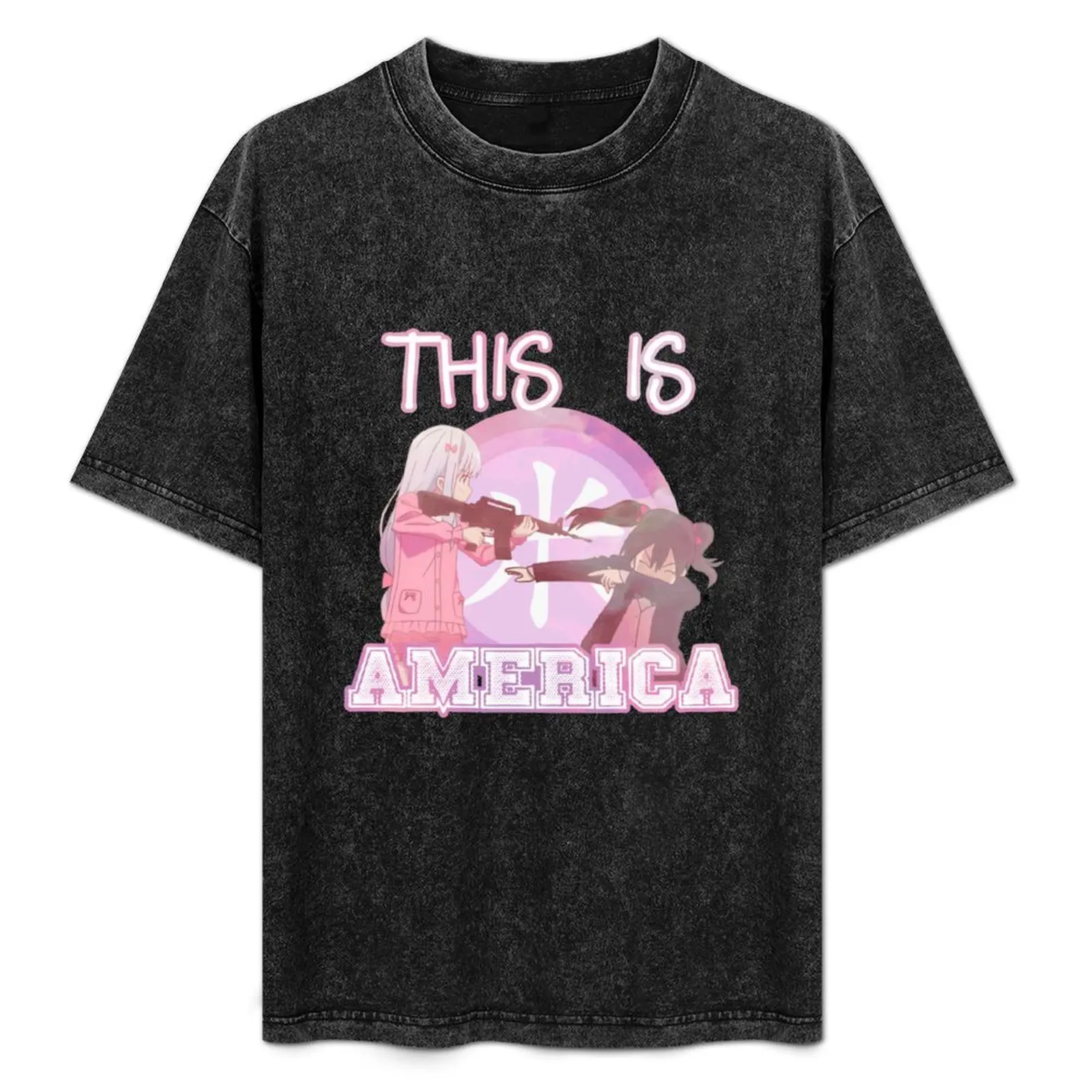 

THIS IS AMERICA - SAD JAPANESE ANIME AESTHETIC T-Shirt graphic t shirts plain custom t shirt mens shirts graphic tee