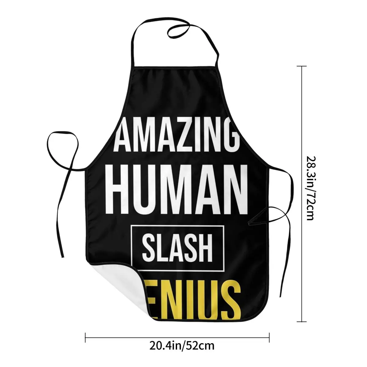 Brooklyn Nine Nine Amazing Human Genius Apron Chef Cooking Baking Tablier Bib Kitchen Cleaning Pinafore for Women Men Gardening