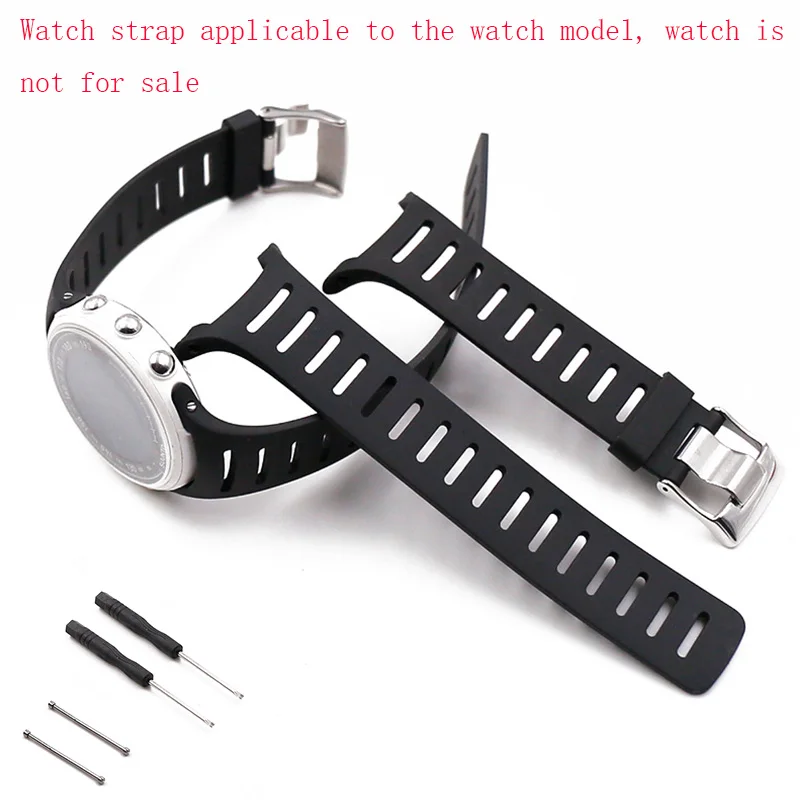 

Silicone watch strap accessories compatible for SUUNTO T Series T1 T1C T3 T3C T3D T4C T4D watch band men women rubber wristband