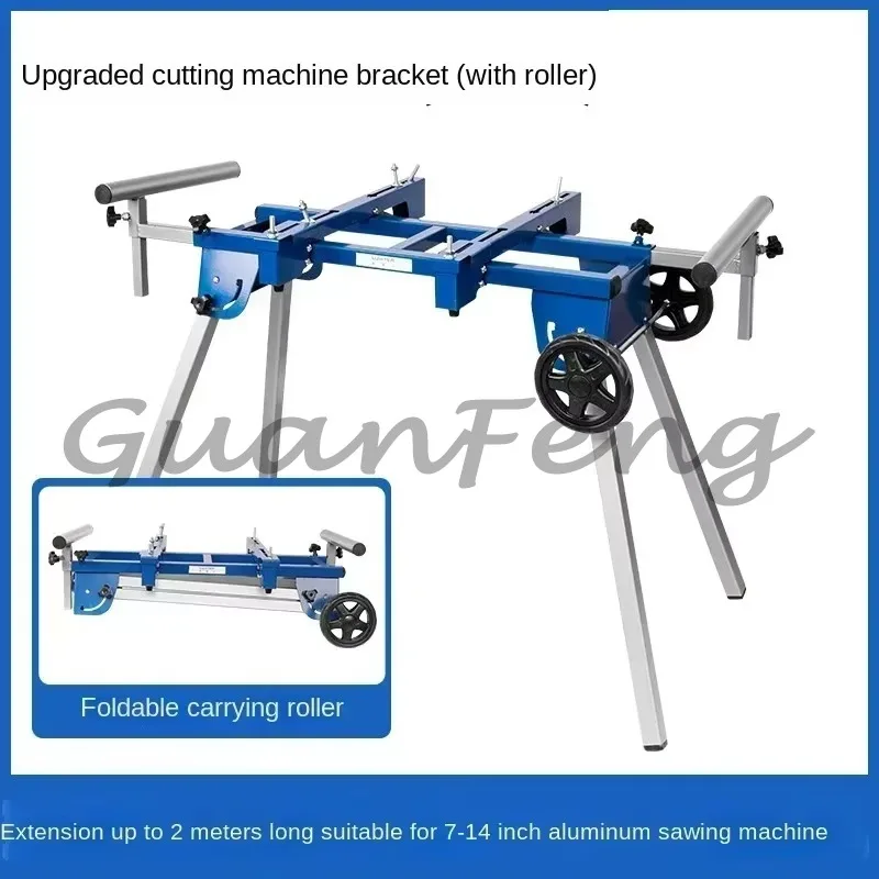 Portable Mobile Aluminum Alloy Workbench, Woodworking Miter Saw Stand for Cutting Machine