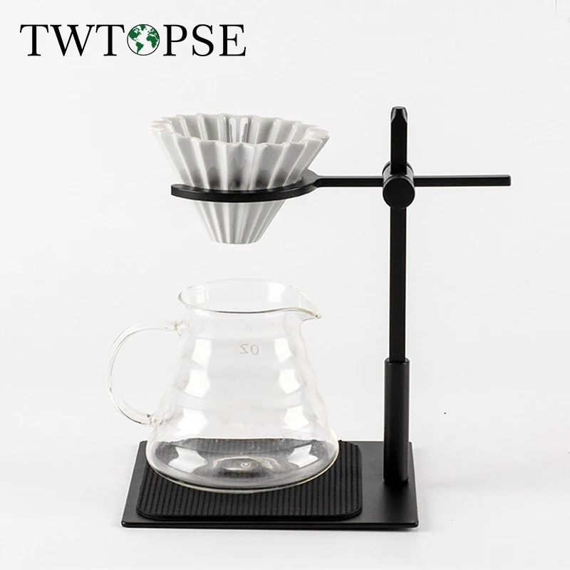 TWTOPSE Coffee Stand For Paragon Aluminum Alloy Adjustable Support Frame Drip Filter Type Hand Rinsed Coffee Filter Cup Holder