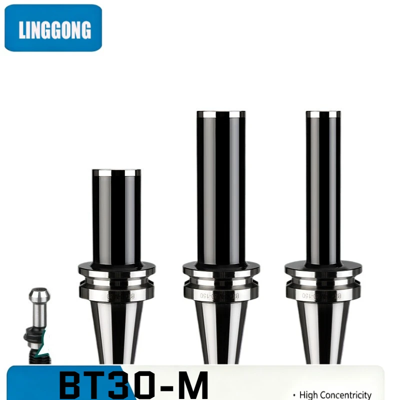 BT30-M Threaded Modular Tool Holder M10 M12 M16 M20 M25 Extension Shank 60-120mm Thread Milling Head for CNC Machining Center
