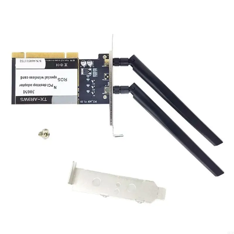 

4X7E Desktop Computer Internal WiFi Card Stable Connection 300Mbps Speed Multiple OS Support