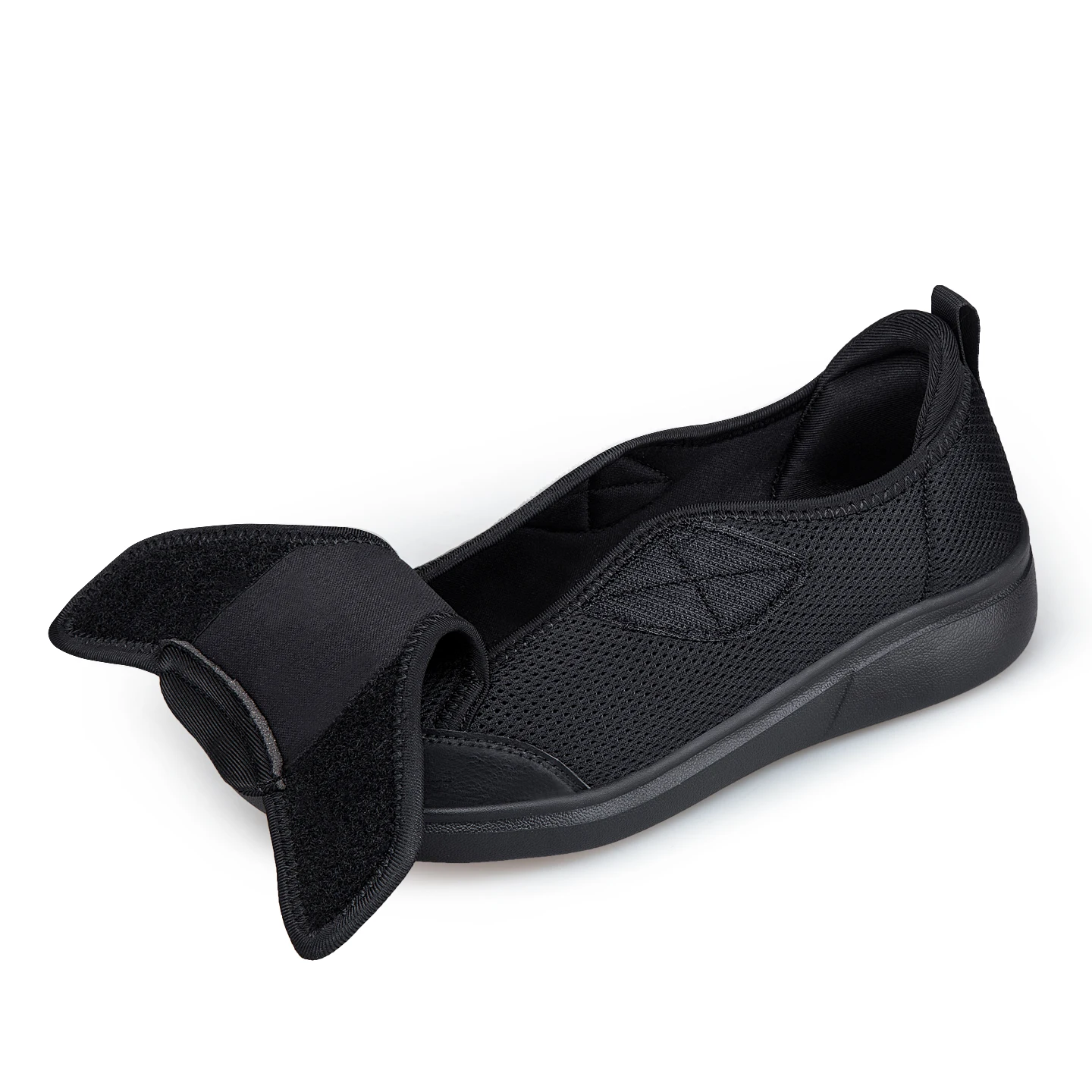 Men's Women's Diabetic Shoes Wide Width Adjustable Strap Breathable Non-Slip Walking Sneakers for Elderly Swollen Feet Edema