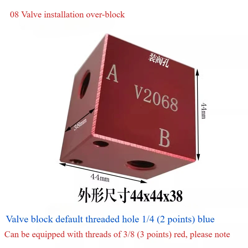 

1PC Hydraulic Relief Valve V2068-T02 Safety Valve Manually Adjustable Pressure Valve