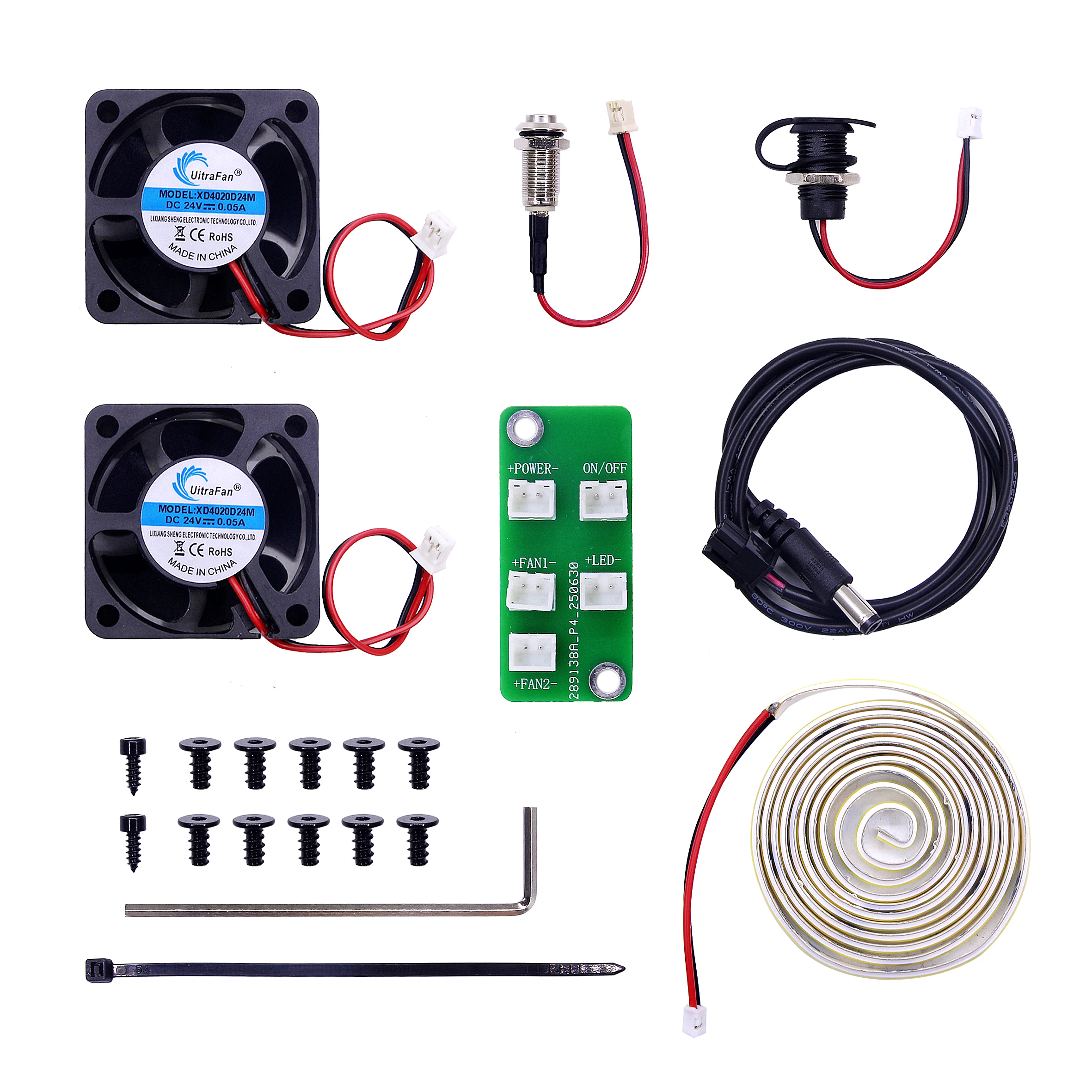 Highly expandable fan kit for 3D printer-M1