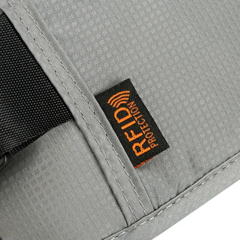 RFID Blocking Waterproof Sport Travel Phone Money Belt Bag Fanny Packs Men Women Hidden Wallet Passport Holder Bag Big Capacity