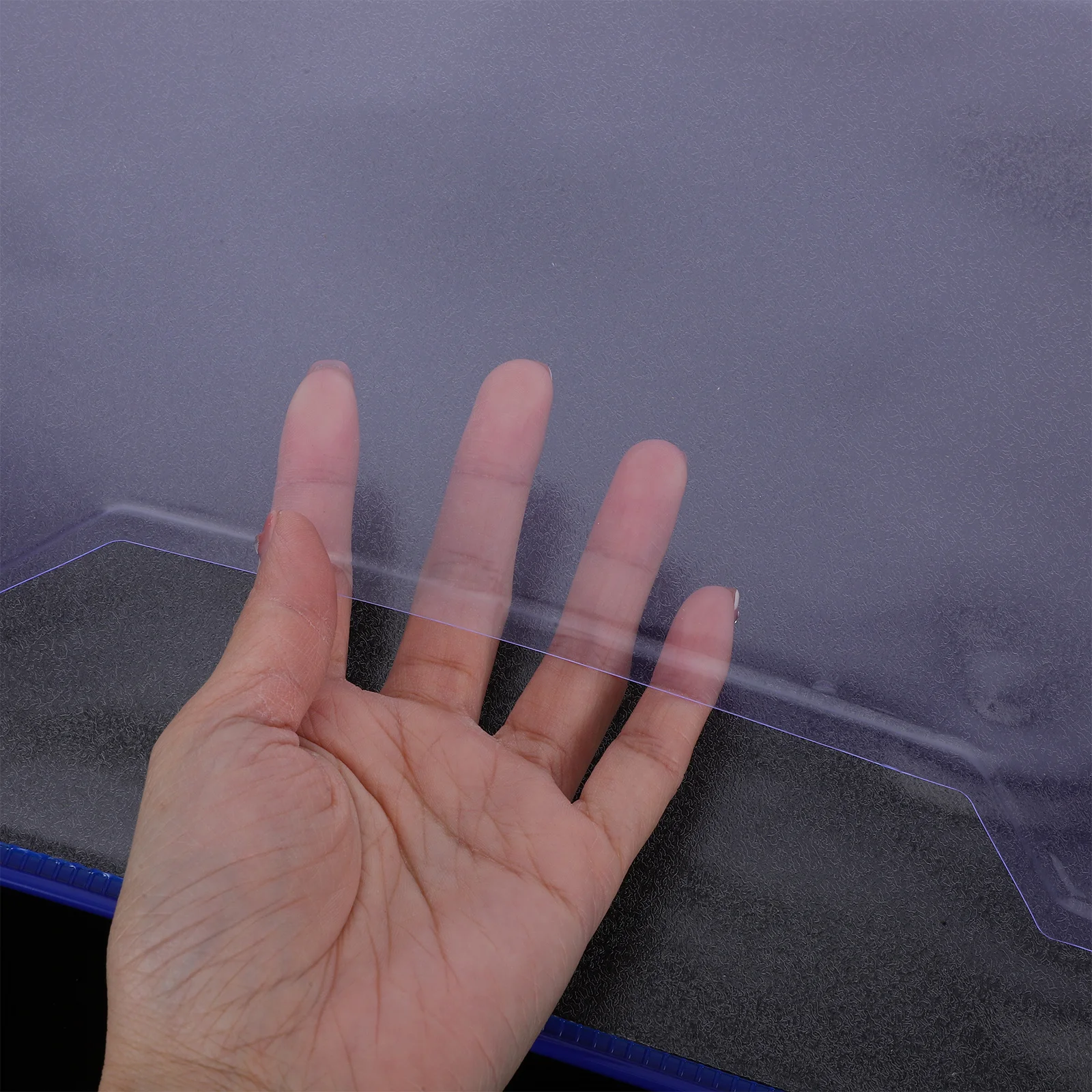 Carpeta colgante, organizador montado en la pared, bolsa de almacenamiento de documentos transparente, bolsa de plástico gruesa para el hogar, oficina, estudio, archivo de pared