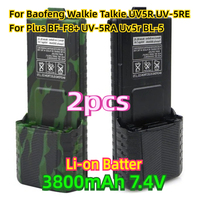 For Baofeng Walkie Talkie UV5R UV-5RE Plus BF-F8+ UV-5RA Uv5r BL-5 3800mAh UV-5R 7.4V Li-on Battery UV 5R