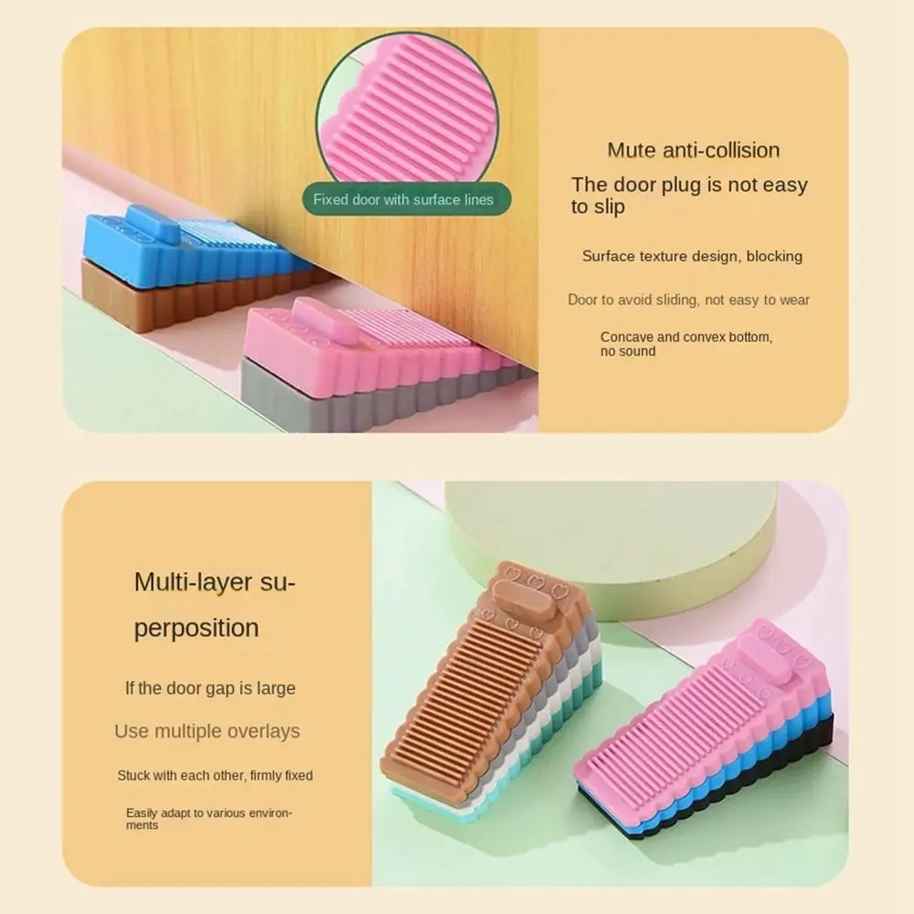 

Новый дверной стопор из ПВХ, защитные настенные протекторы, напольный держатель, ветрозащитный, противоударный, дверной стопор для спальни