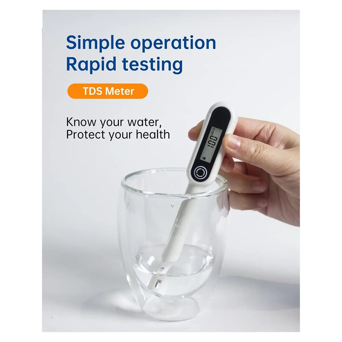 DT81 4 in 1 TDS Meter,0-9999 PPM, Water Tester for Drinking Water,TDS Water Tester/EC/Temp High Accurate Water Quality Meter