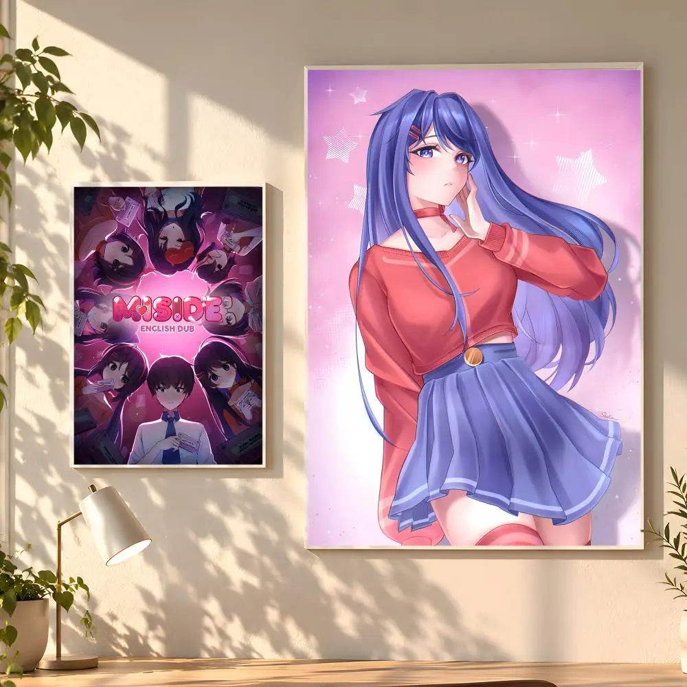 Video Game M-MiSide Mita Anime Poster Creative Room Art For Dorm Bedroom Study Apartment Home Gift