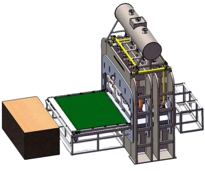 Wood Based Panel Hot Press Machinery for Making Plywood Mdf Hdf Particle Board