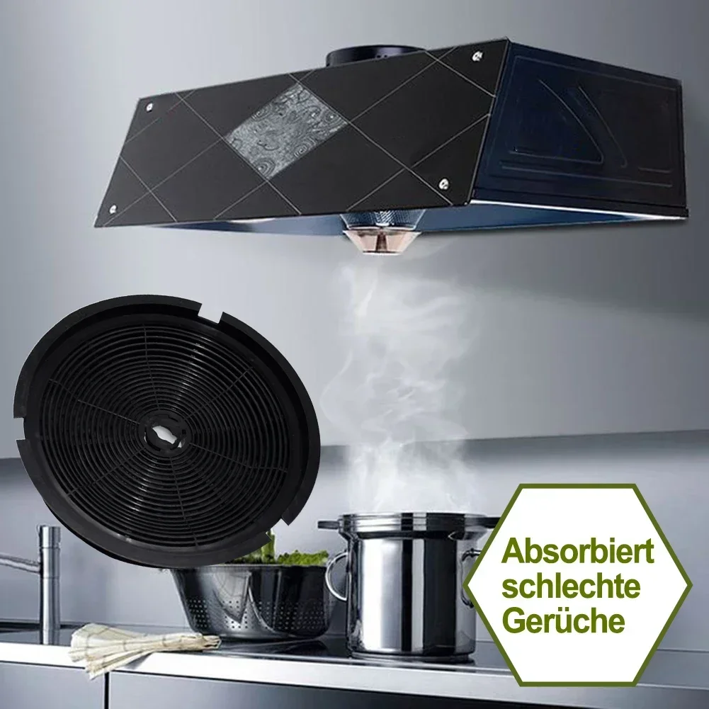 Bacteria Round Active Charcoal Filter Exhaust Hoods Harmful Substances Round Active Charcoal Filter