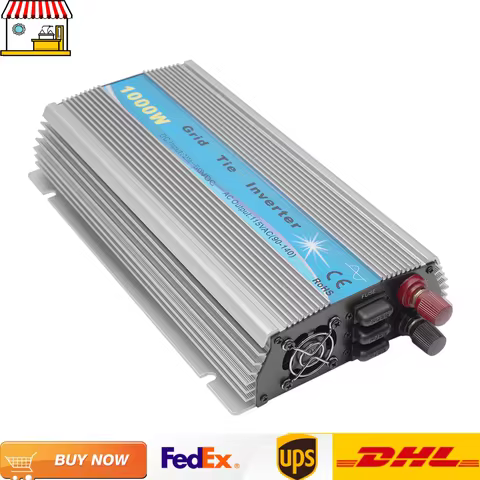 1000W 18V/36V MPPT Solar Panel Grid Tie Inverter| AC90-140V Output Grid Tie Inverter for Solar Panel