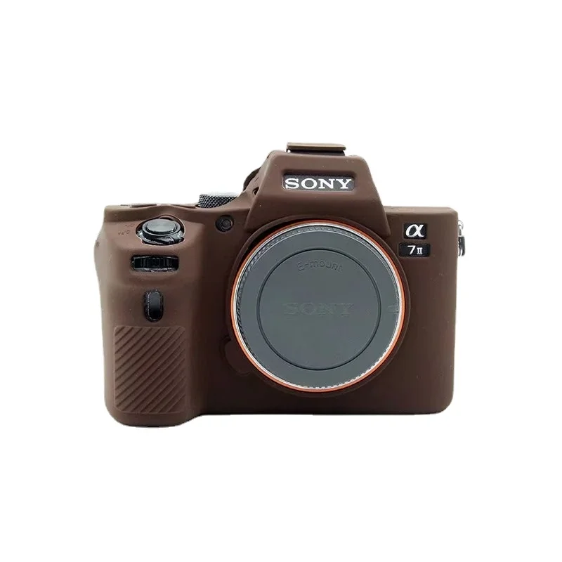 Funda protectora de goma de silicona para cámara A7II, funda protectora para Sony A7 II A7II A7R Mark 2 A7MII/A7RII/A7SII