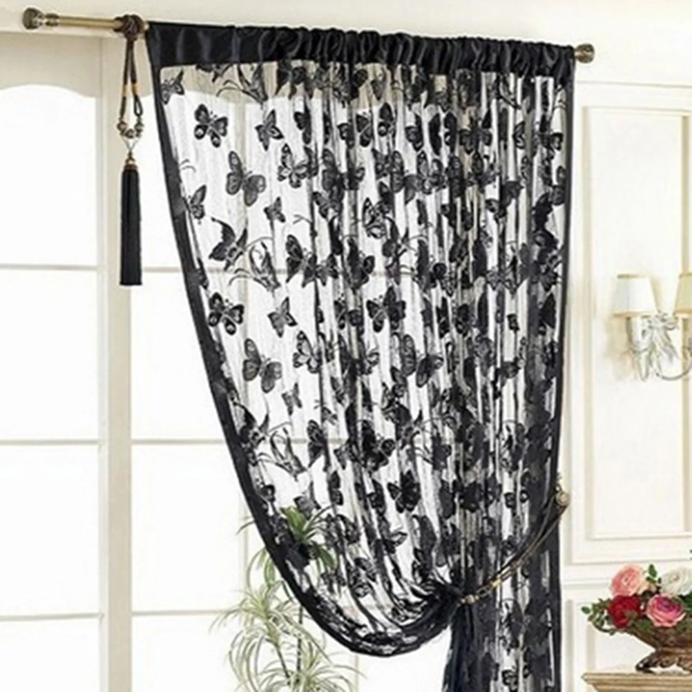 

100 X Butterfly Curtain Thread for Doorway Line Curtains Tassel Room Dividers Partitions Living Various Shower