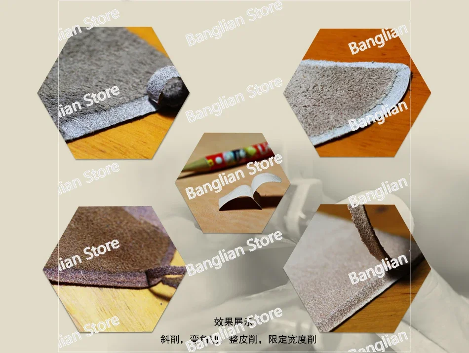 Leather Peeling Machine, Edge Dividing Device, Fine Scraping Tool for Tanning Vegetables