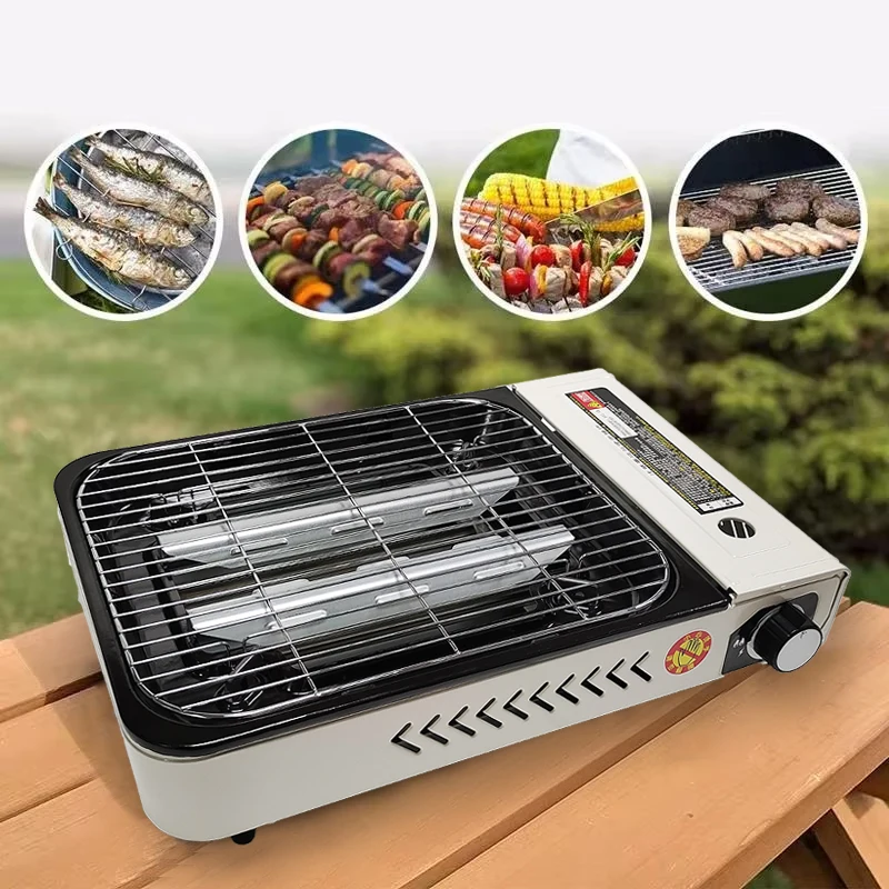 Multifunctional Household Frying and Grilling Cooker High Quality Barbecue Grill Small Outdoor Camping Gas Stove