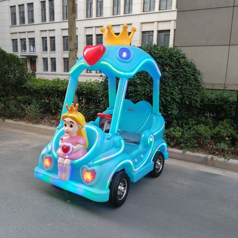 

Amusement Equipment Shopping Mall Premium Amusement Car Children's Battery Four-wheeler The Latest Parent-child Amusement