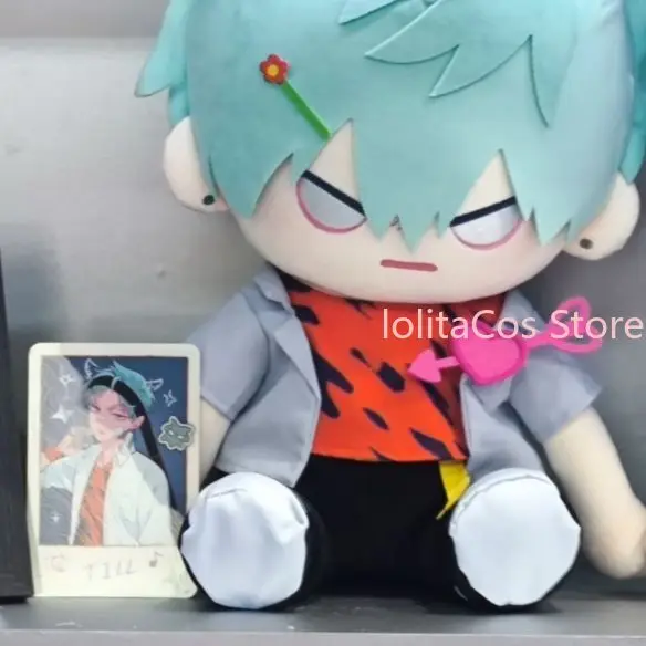 

40cm Alien Stage Ivan Till Sitting Plush Doll Anime Cosplay Dress Up Toys Kawaii Cotton Figure Mascot Birthday Gift Christmas