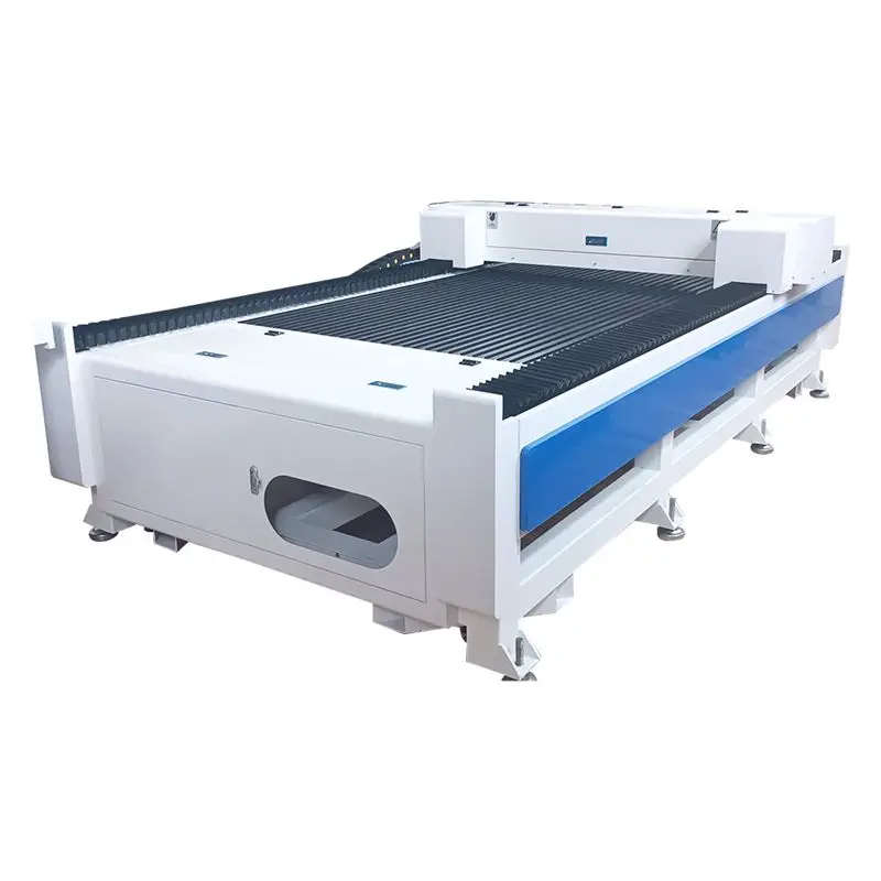 4x8ft Non Metal Flatbed Laser Cutter 1300x2500mm Reci W2(90-100W) CO2 Laser Cutting Machine Ruida 6445 CW-3000 Blade Bed Table