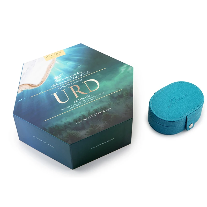 سماعة أذن Kinera URD 2 Sonions EST + 2 غشاء كريستالي من التيتانيوم محوري DD + 1 Kinera مخصص 11021 BA