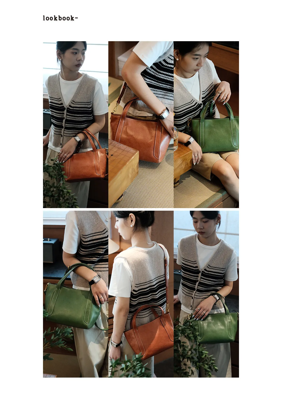 PNDME Modische Vintage Handgefertigte Damenhandtasche aus pflanzlich gegerbtem Rindsleder, Designer-Umhängetasche aus echtem Leder für Wochenende und Party – Detail 2