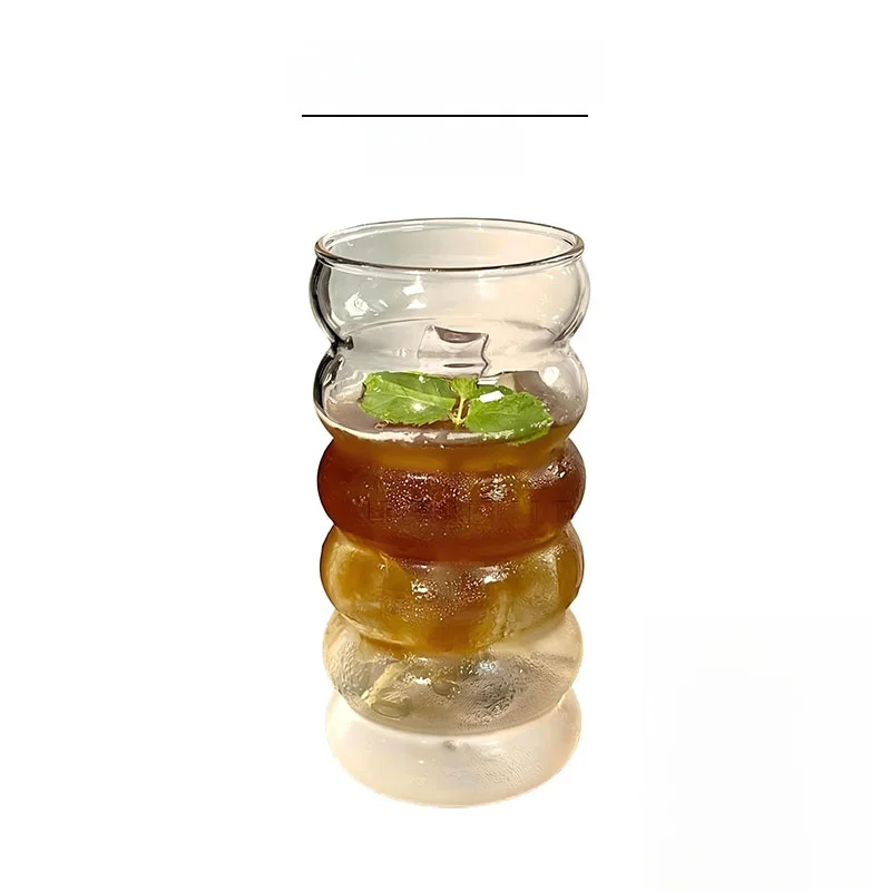 Creative Heat Resistant Glass Cup Vietri Mare Drink Cup Cocktail Glass Bubble Water Cup for Home Use Alman