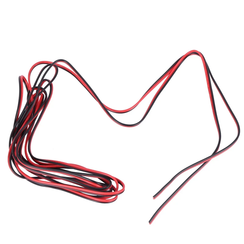 3X 20 Gauge Per 3 Meter Red Black Zip Wire Awg Cable Power Ground Stranded Copper Car