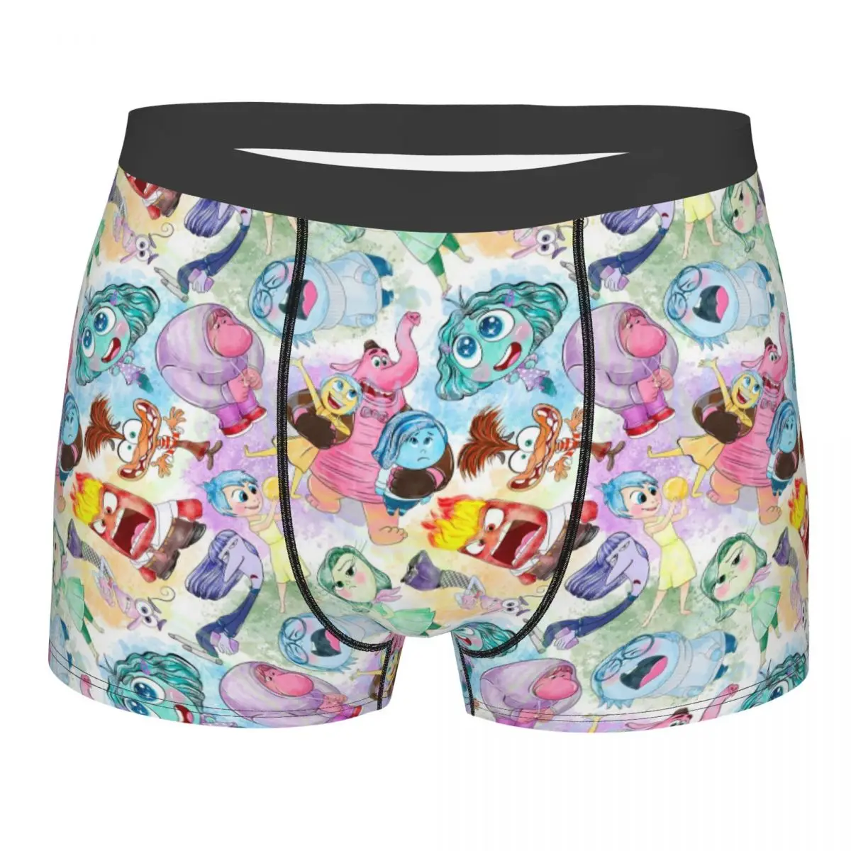 

Custom Inside Out Cartoon Wallpaper Underwear Male Printed Boxer Briefs Shorts Panties Breathable Underpants