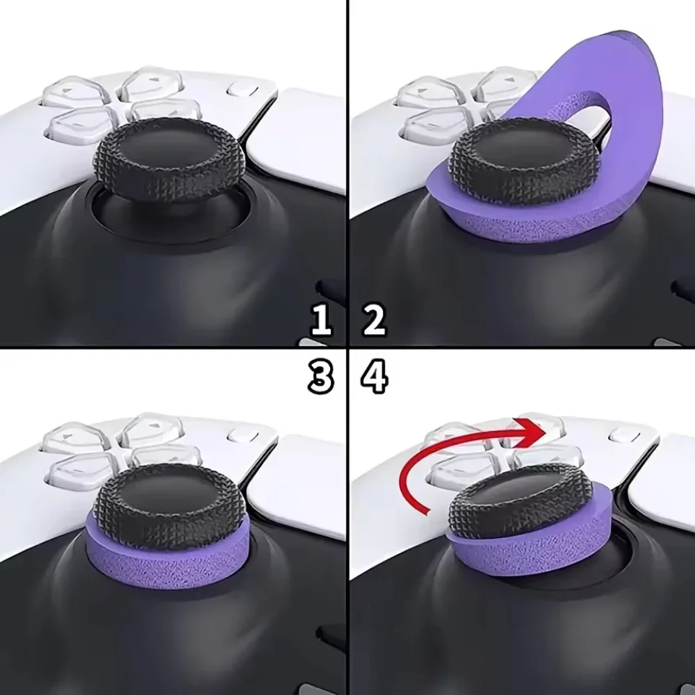 FPS High‑Rise Thumbstick Grips Galaxy Silicone Joystick Caps for PS4 PS5 8BitDo Ultimate Controller Anti‑Slip Stick Covers