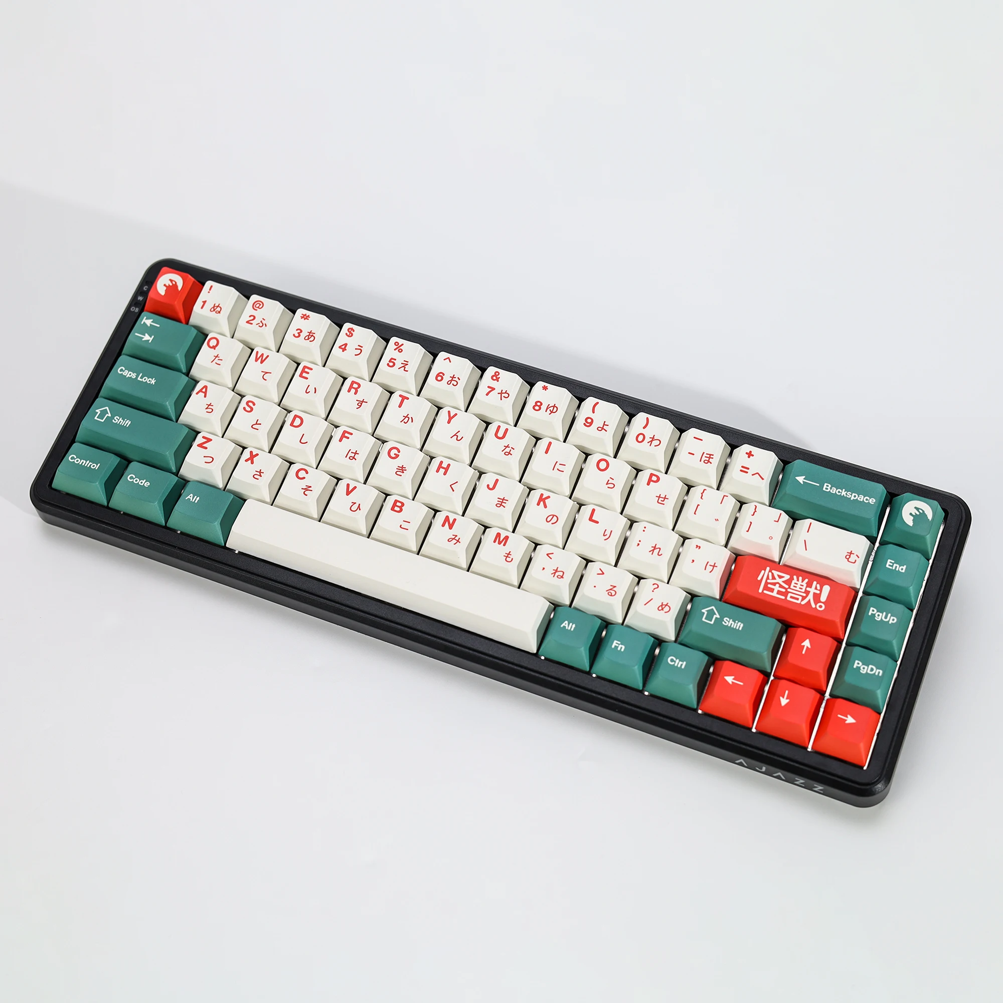KBDiy Japanische Tastenkappen GMK Kaiju PBT 143 Tasten Retro PBT Cherry Profil Alice ISO Tastenkappen für 60% Gaming Mechanische Tastatur – Detail 7