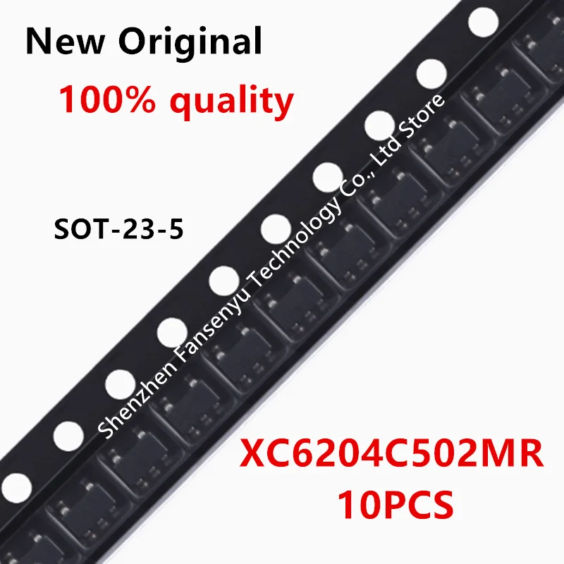 

(10piece)100% New XC6204C502 XC6204C502MR sot23-5 New original ic chip In stock