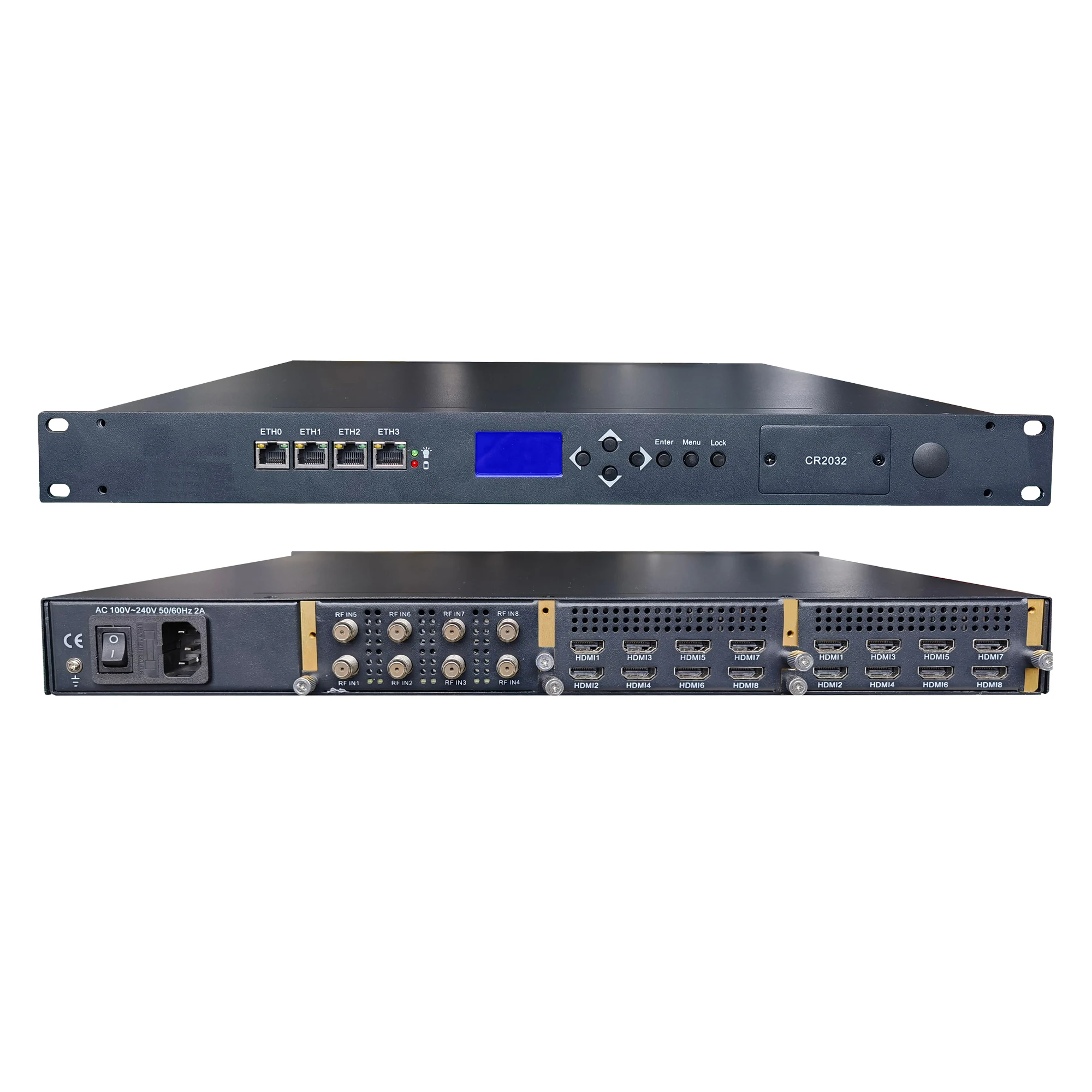 Dvb-s2/t2/c/isdb/atsc แปลง Iptv, iptv เป็น Modulator โมดูลแชสซี Multi-protocol Conversion Iptv Server อุปกรณ์ดิจิตอล