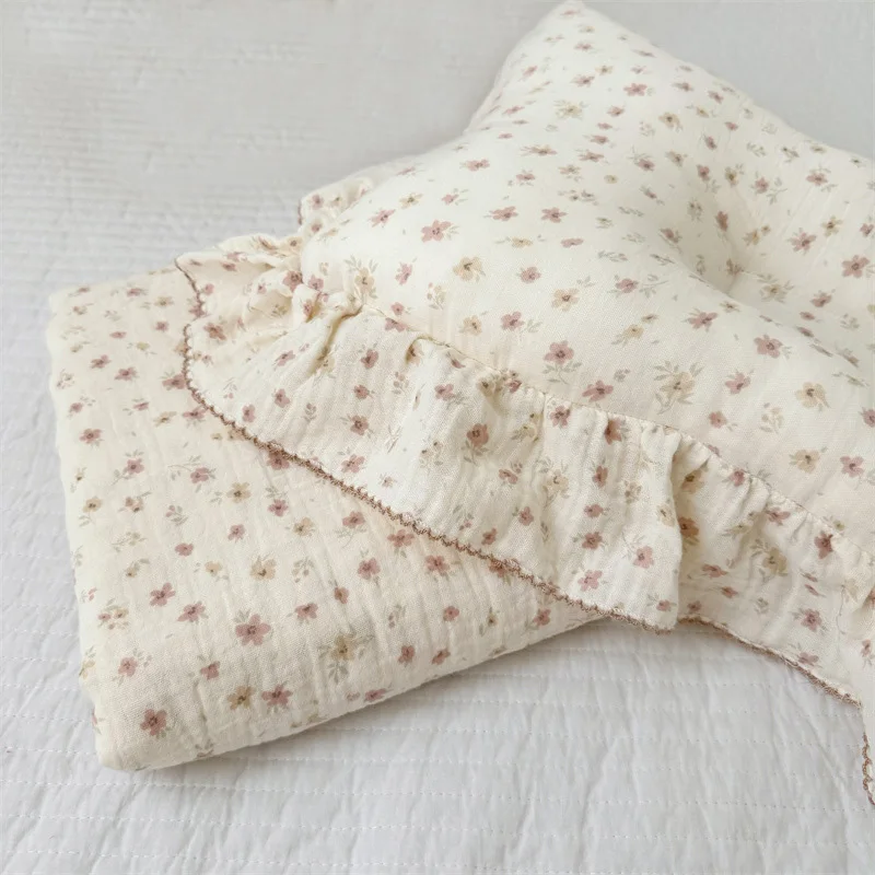 赤ちゃんのための快適な綿の毛布と枕のセット柔らかくて快適120x130cm