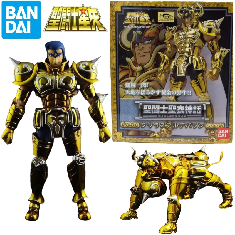 

In stock Spot goods BANDAI Saint Seiya Holy Clothing MythTaurus Arudiba Anime character prototype Figure Children's gifts Model
