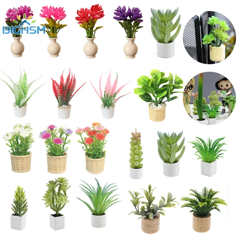 Кукольный-домик-миниатюрная-имитация-зеленых-листьев-горшок-растение-бонсай-в-горшке-кукольный-дом-сад-домашний-декор-игрушки-микропейзажные-украшения