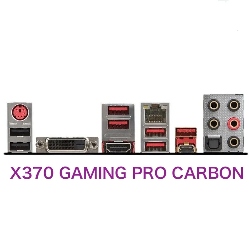 For MSI X370 GAMING PRO CARBON Motherboard Socet AM4 64GB DDR4 ATX Mainboard 100% Tested OK Fully Work Free Shipping