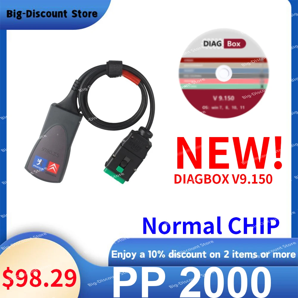 

2024 hot sale PP2000 OBD Lexia 3 Diagbox V9.150 WIFI version PP2000 Le-xia-3 For Ci-tro-en/Peu-ge-ot Diagnostic-Tool