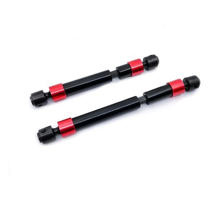 BAAA-2PCS trx4 metal cvd transmissão eixo de transmissão para 1/10 rc carro rastreador 324mm distância entre eixos traxxas TRX-4 trx4 atualizar peças