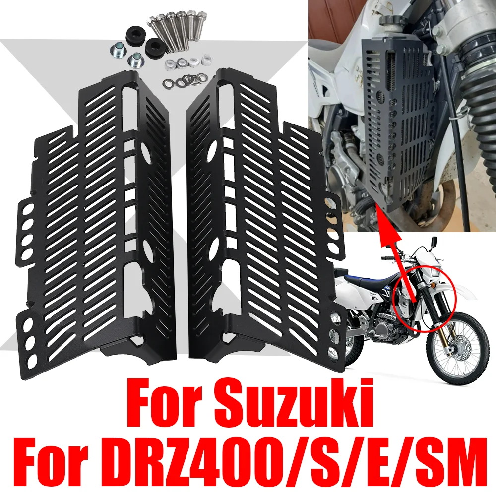 

For Suzuki DRZ400S DRZ400SM DR-Z DRZ 400 S SM DRZ 400S 400SM Accessories Radiator Guard Grille Grill Protection Cover Protector