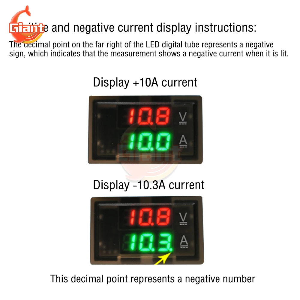 DC 0-300V Digital Hall Ammeter Voltmeter Lithium Battery Capacity Tester Monitor Current Voltage Power Meter 50A 100A 200A 400A